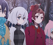 franchouchou out in the snow